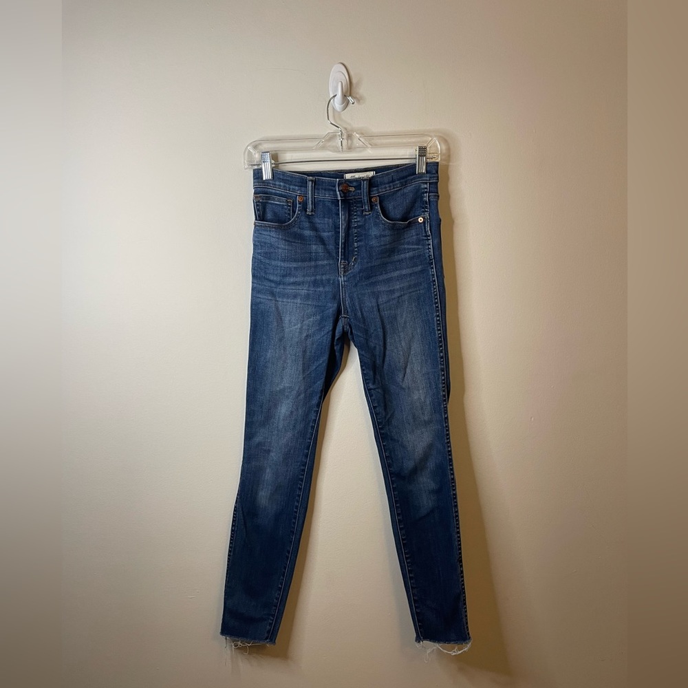 Madewell 10" High-Rise Skinny Jeans in Danny Wash: TENCEL Denim Edition